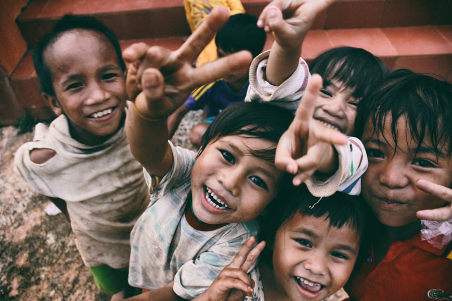 Children in a community program